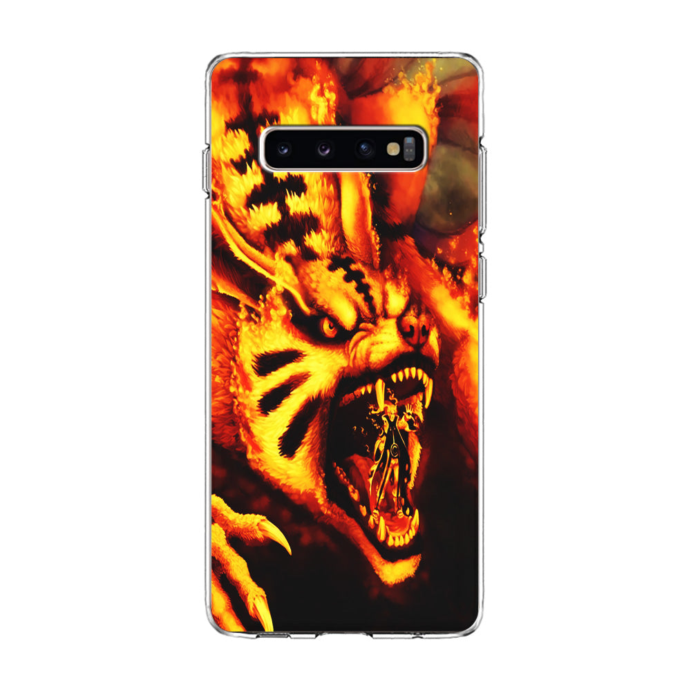 Naruto Nine Tailed Demon Fox Samsung Galaxy S10 Plus Case