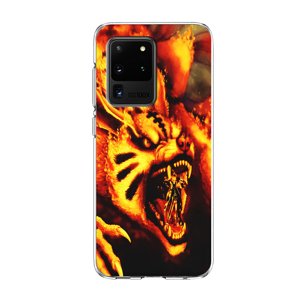 Naruto Nine Tailed Demon Fox Samsung Galaxy S20 Ultra Case