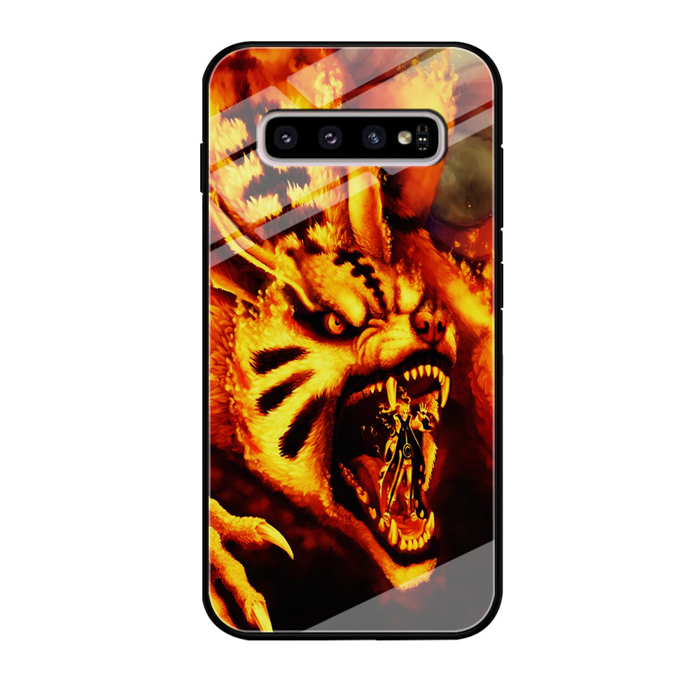 Naruto Nine Tailed Demon Fox Samsung Galaxy S10 Case