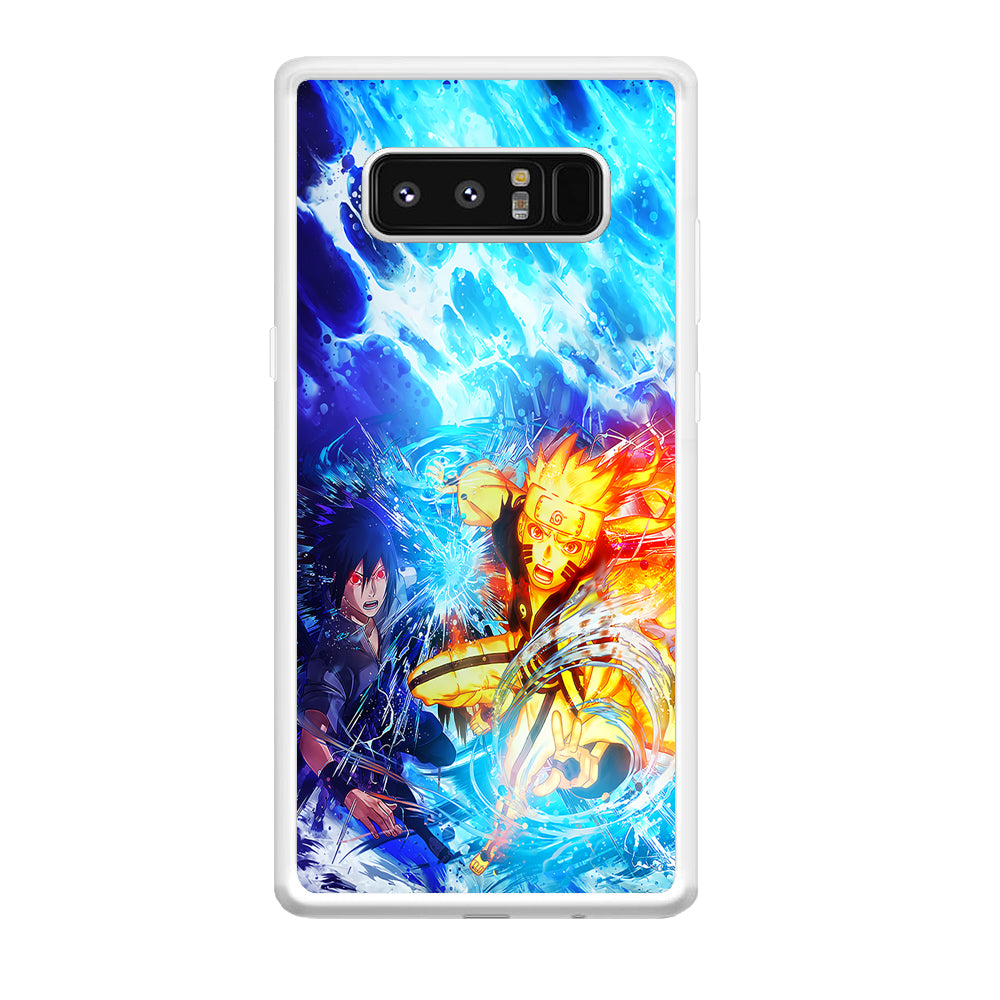 Naruto Sasuke Together Samsung Galaxy Note 8 Case