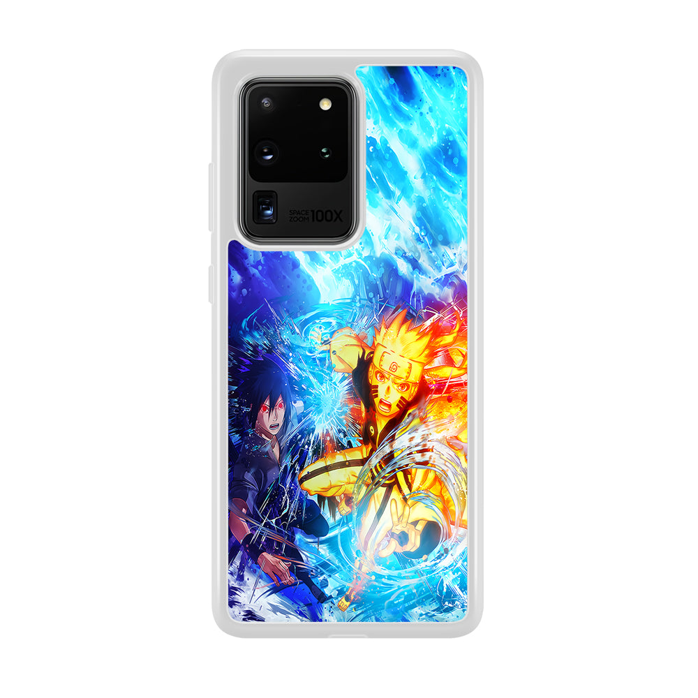 Naruto Sasuke Together Samsung Galaxy S20 Ultra Case