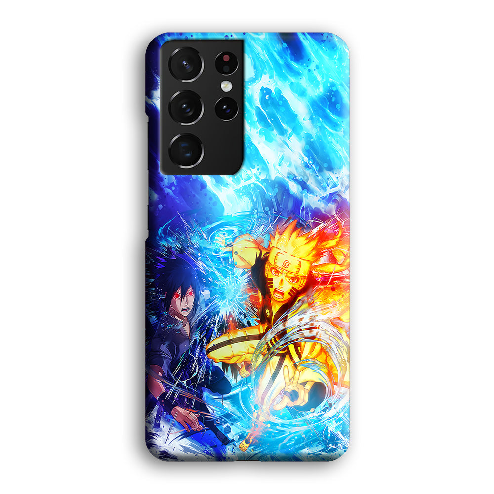 Naruto Sasuke Together Samsung Galaxy S24 Ultra Case