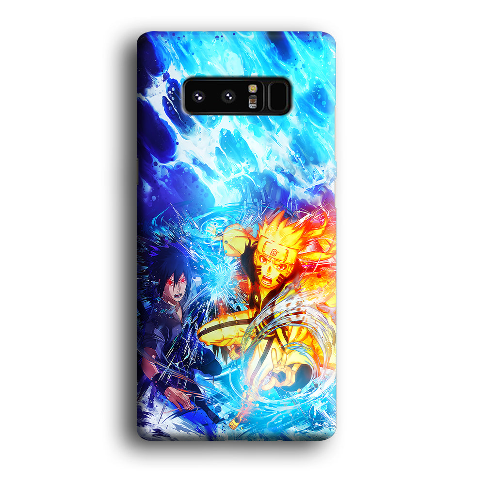 Naruto Sasuke Together Samsung Galaxy Note 8 Case