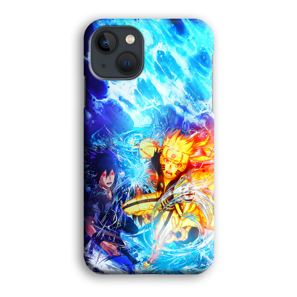 Naruto Sasuke Together iPhone 14 Plus Case