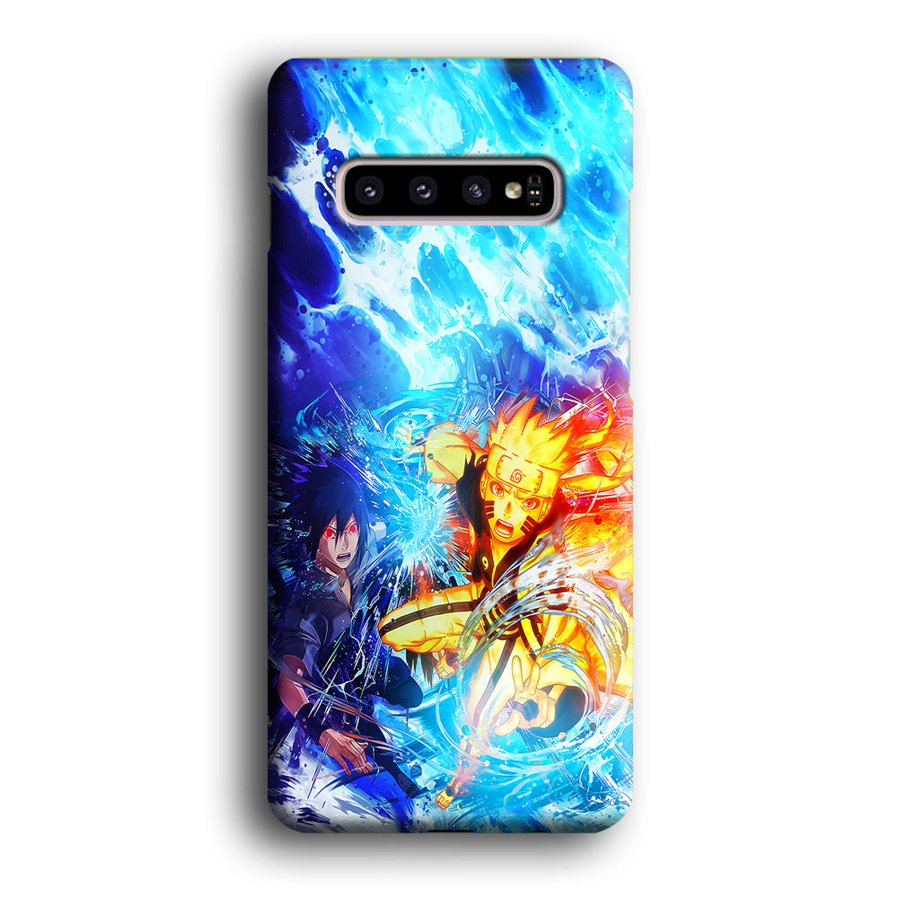 Naruto Sasuke Together Samsung Galaxy S10 Case