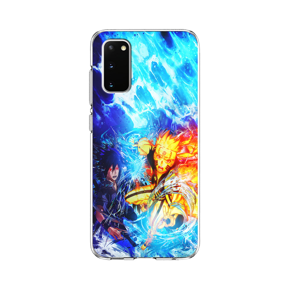 Naruto Sasuke Together Samsung Galaxy S20 Case