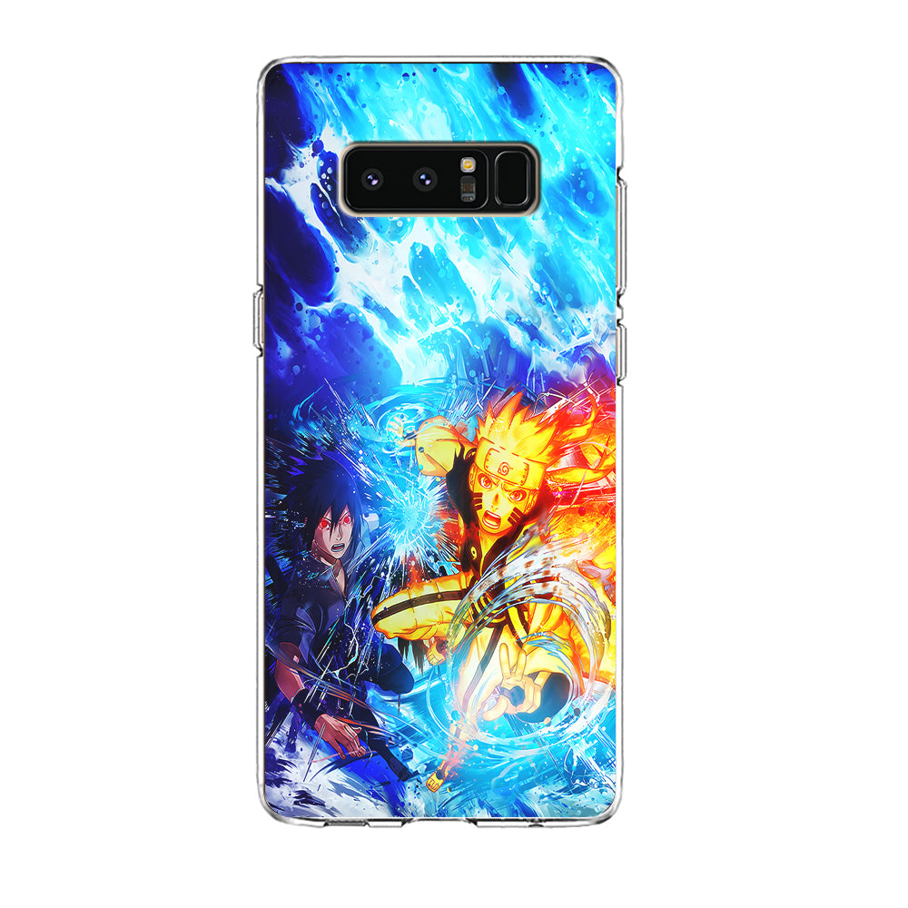 Naruto Sasuke Together Samsung Galaxy Note 8 Case