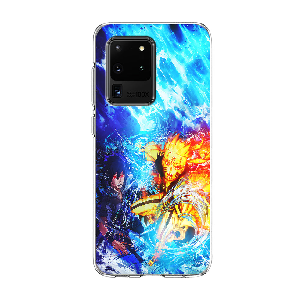 Naruto Sasuke Together Samsung Galaxy S20 Ultra Case