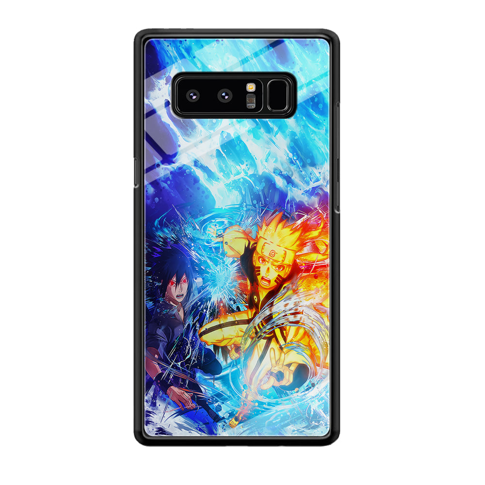 Naruto Sasuke Together Samsung Galaxy Note 8 Case