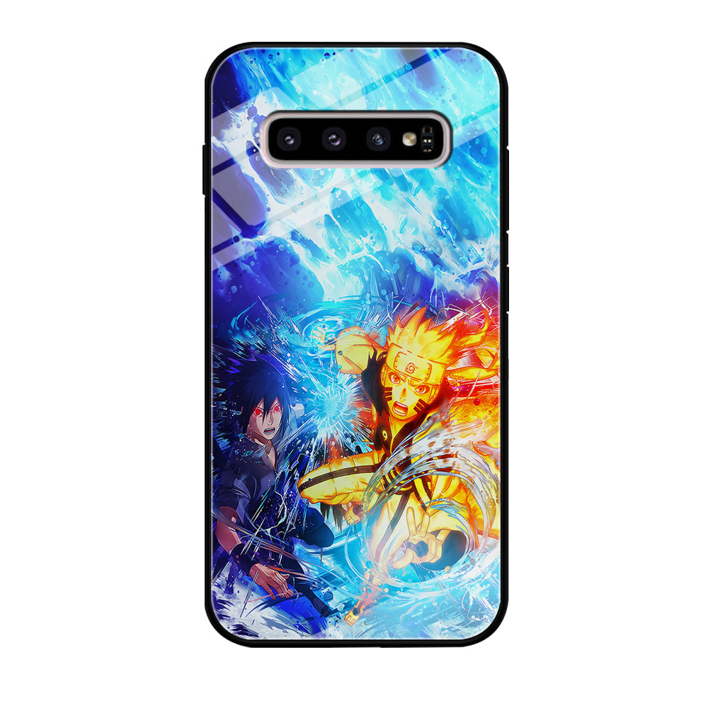 Naruto Sasuke Together Samsung Galaxy S10 Case