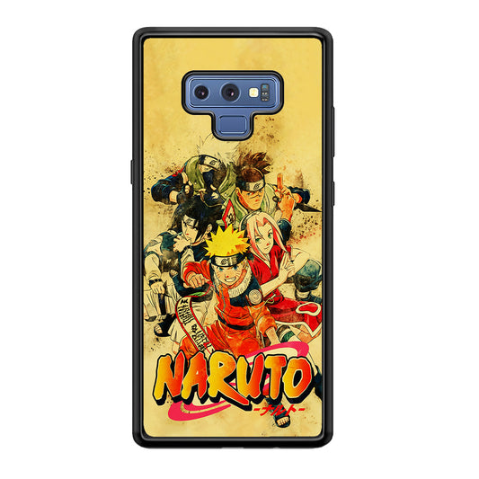 Naruto Shippuden Vintage Samsung Galaxy Note 9 Case-Phone Case-Tempered Glass Case-Altracase
