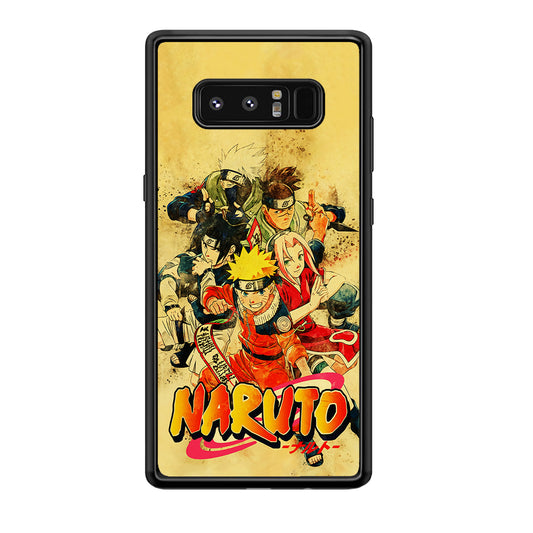 Naruto Shippuden Vintage Samsung Galaxy Note 8 Case-Phone Case-Tempered Glass Case-Altracase