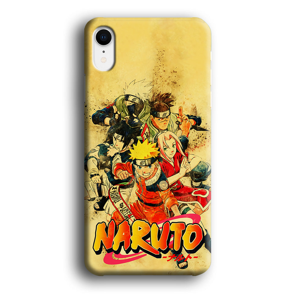 Naruto Shippuden Vintage iPhone XR Case-Phone Case-3D Case-Altracase