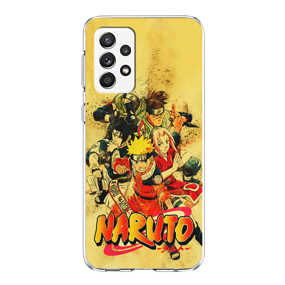 Naruto Shippuden Vintage Samsung Galaxy A72 Case-Phone Case-Clear Soft Case-Altracase