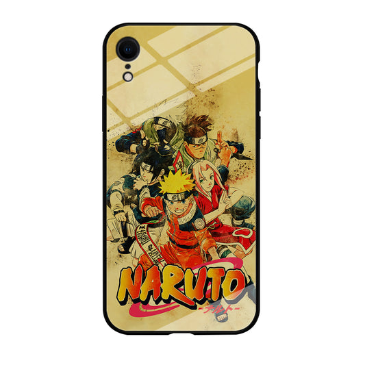 Naruto Shippuden Vintage iPhone XR Case-Phone Case-Tempered Glass Case-Altracase
