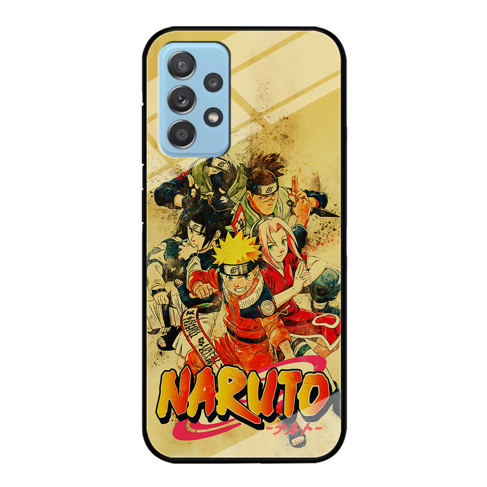 Naruto Shippuden Vintage Samsung Galaxy A72 Case-Phone Case-Tempered Glass Case-Altracase