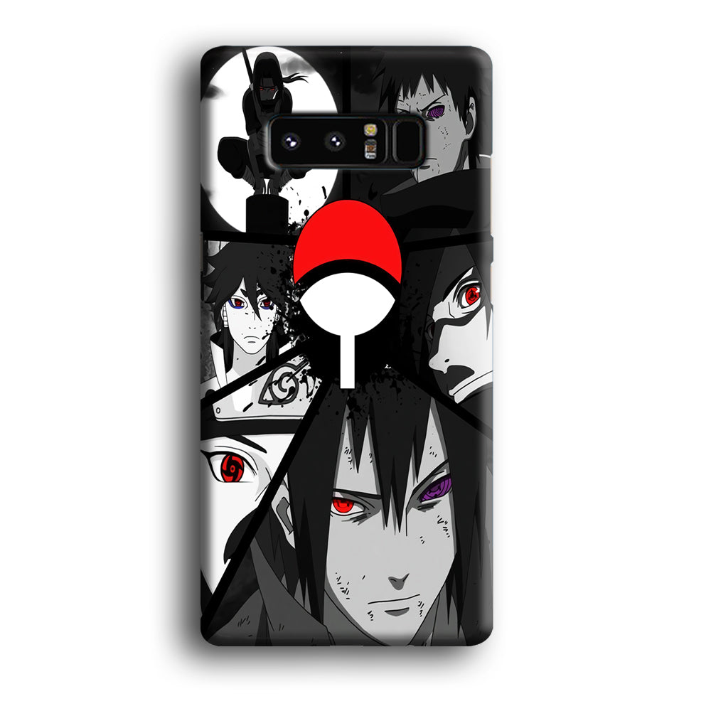 Naruto Uchiha Clan Samsung Galaxy Note 8 Case