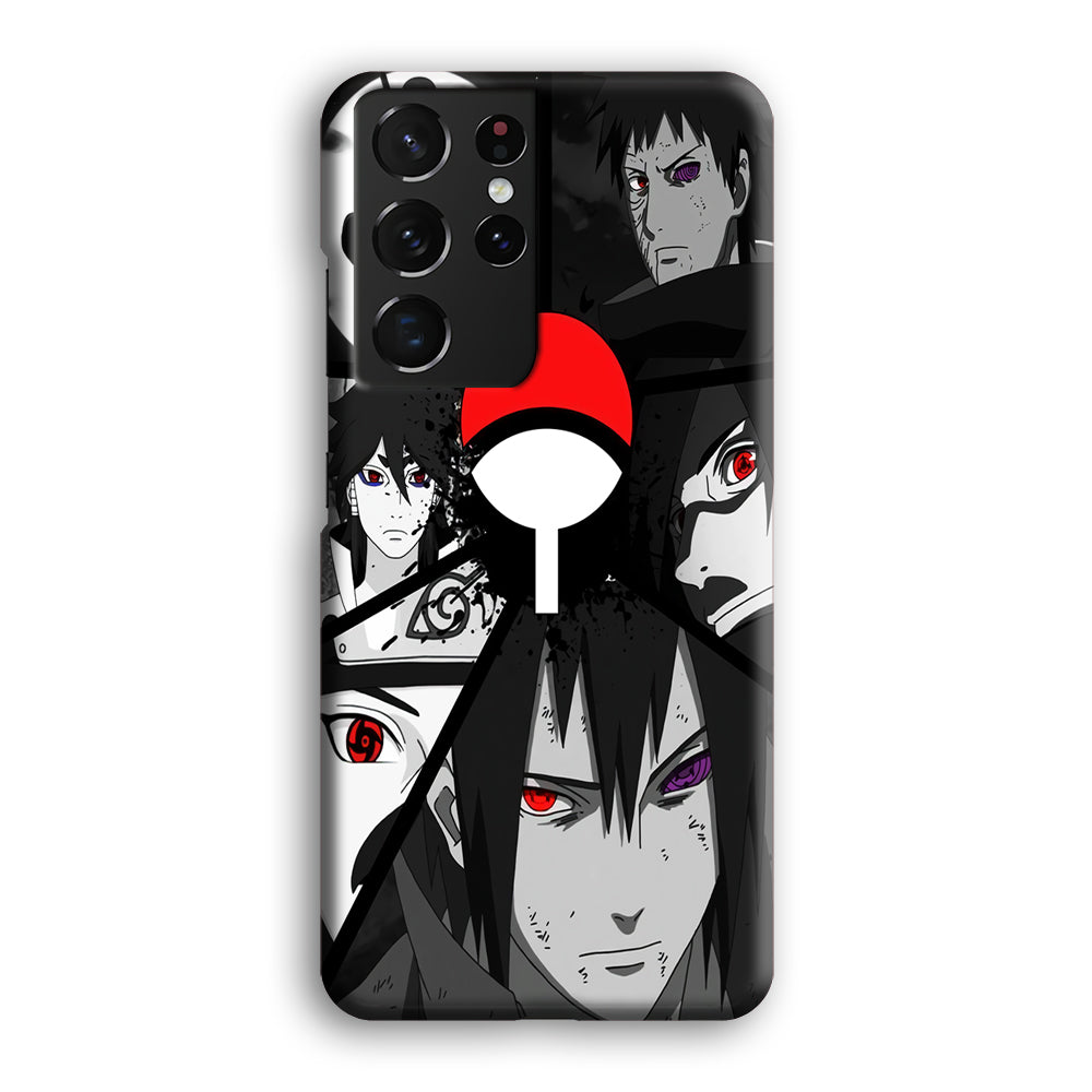 Naruto Uchiha Clan Samsung Galaxy S21 Ultra Case