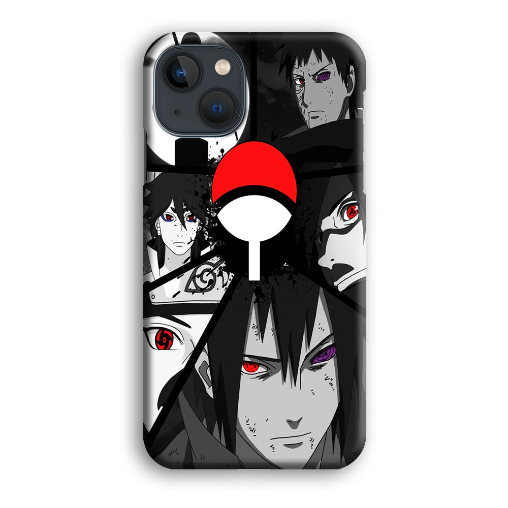 Naruto Uchiha Clan iPhone 14 Plus Case