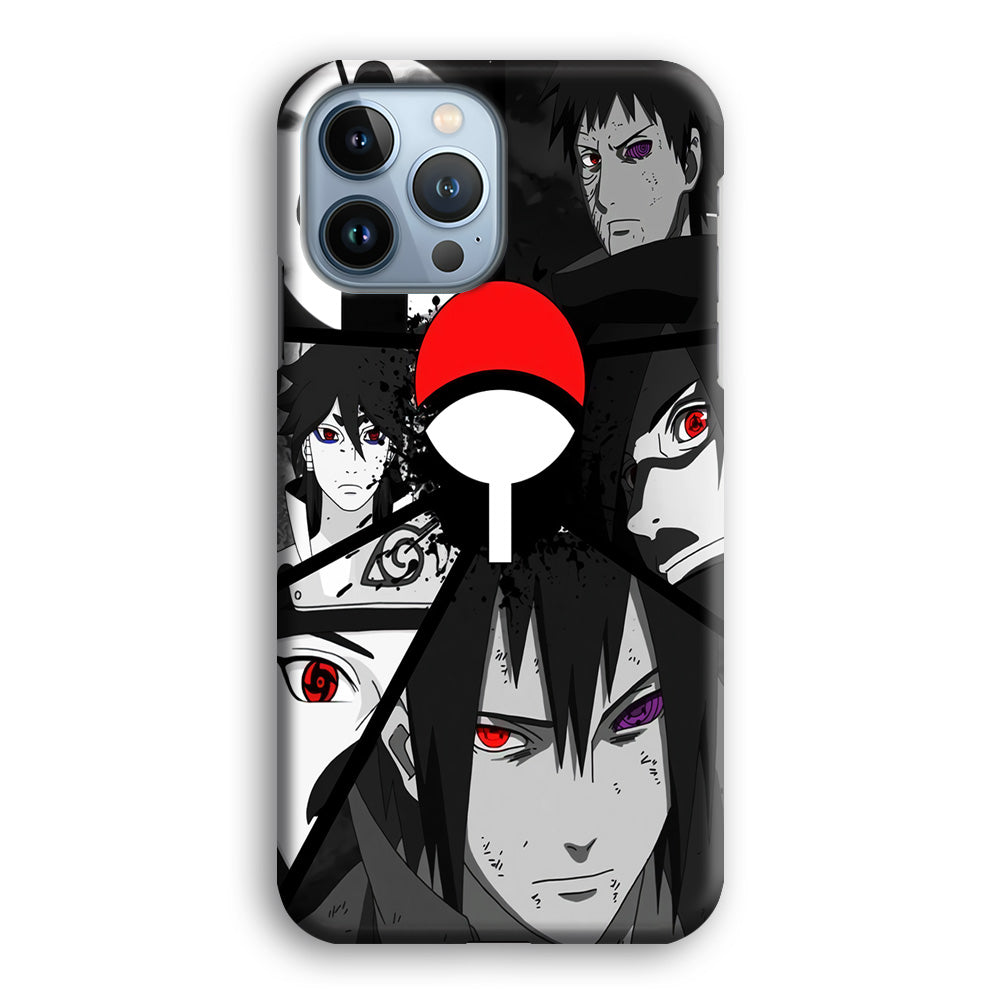 Naruto Uchiha Clan iPhone 14 Pro Max Case