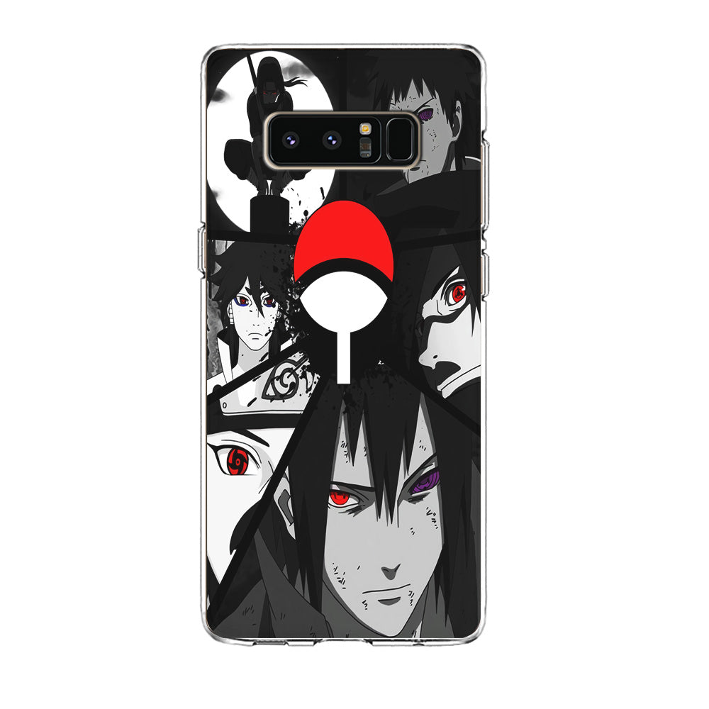 Naruto Uchiha Clan Samsung Galaxy Note 8 Case