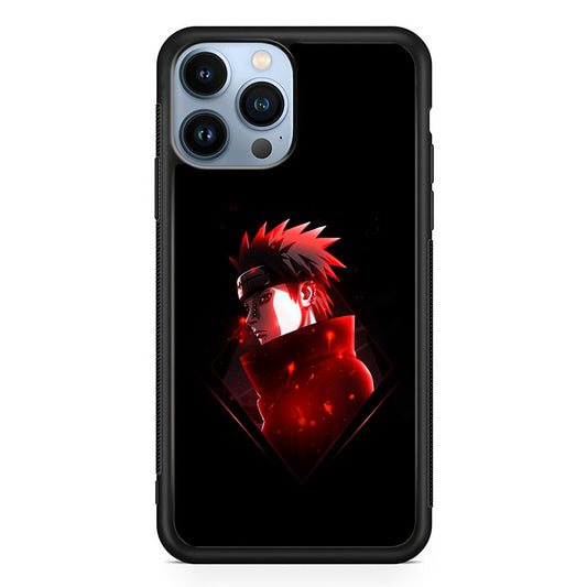 Naruto Yahiko Art iPhone 14 Pro Case-Phone Case-Rubber Black (2D Case)-Altracase