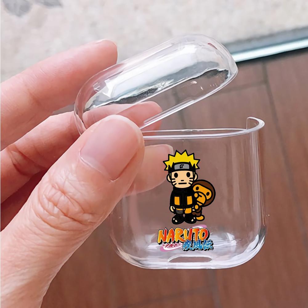 Naruto and Baby Milo Hard Plastic Protective Clear Case Cover For Apple Airpods-AirPod Case-Altracase
