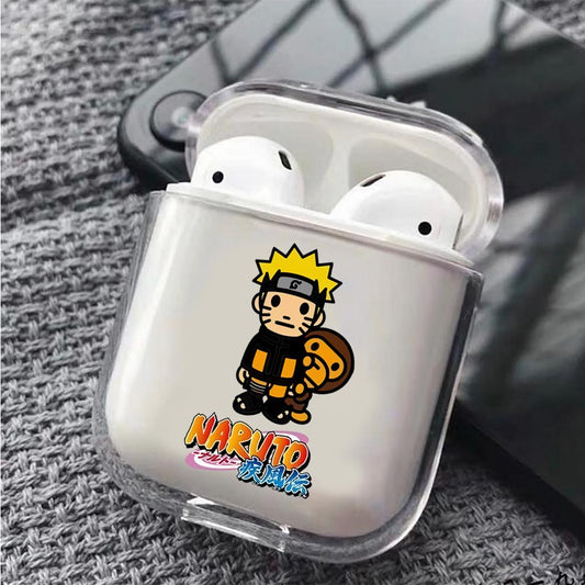 Naruto and Baby Milo Hard Plastic Protective Clear Case Cover For Apple Airpods-AirPod Case-Altracase
