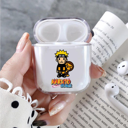 Naruto and Baby Milo Hard Plastic Protective Clear Case Cover For Apple Airpods-AirPod Case-Altracase