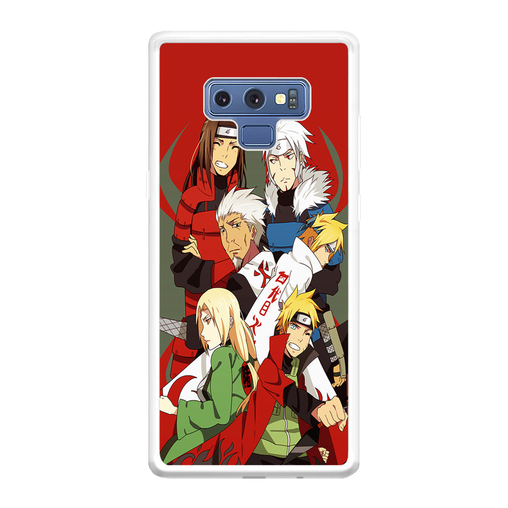 Naruto all hokages Samsung Galaxy Note 9 Case