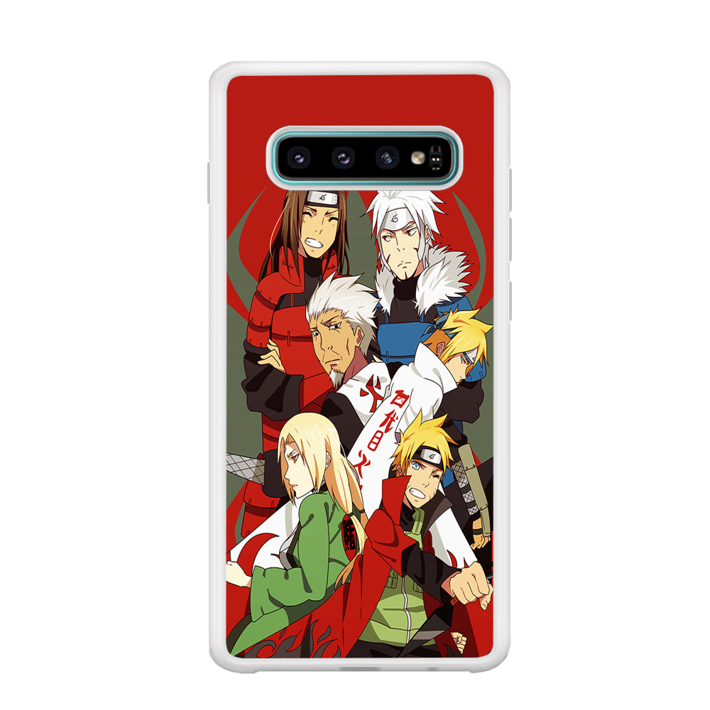 Naruto All Hokages Samsung Galaxy S10 Plus Case