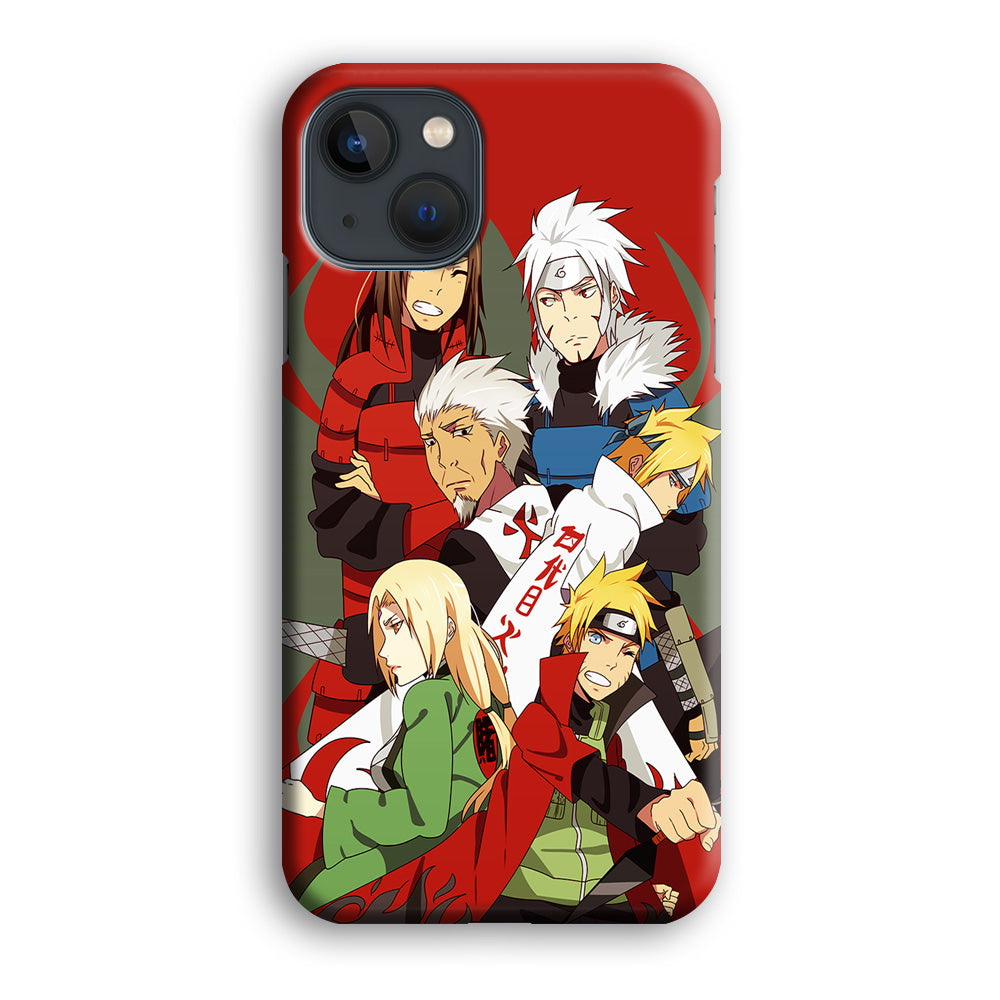 Naruto all hokages iPhone 14 Plus Case