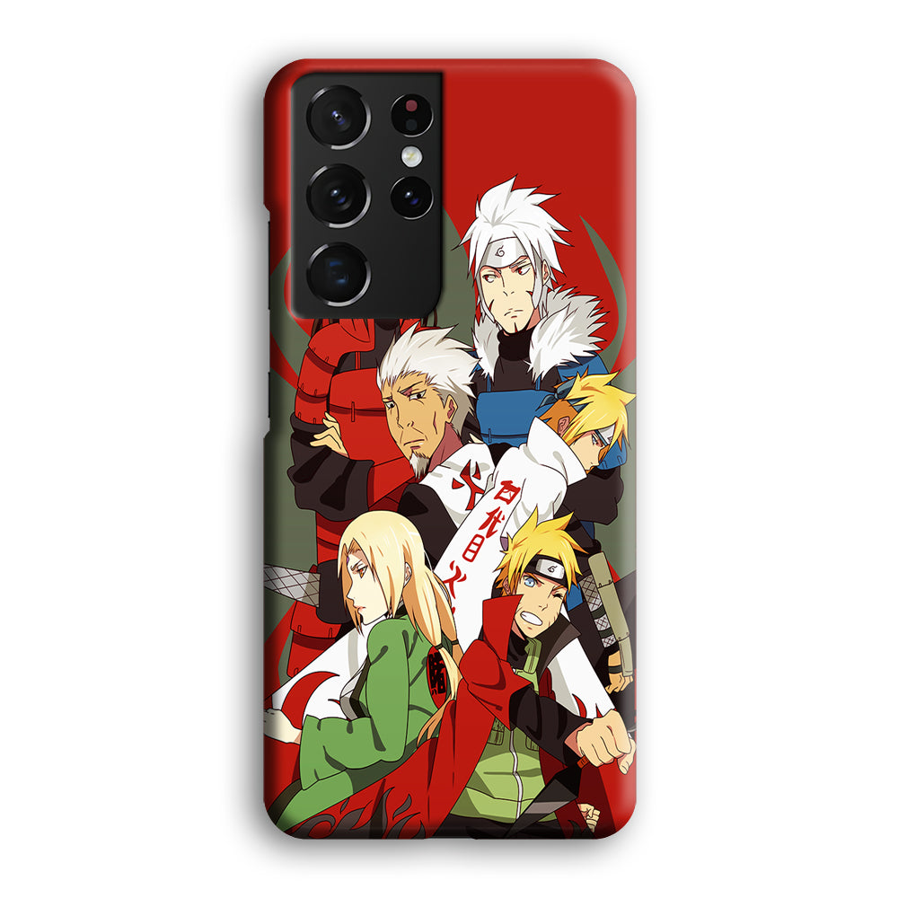 Naruto all hokages Samsung Galaxy S21 Ultra Case