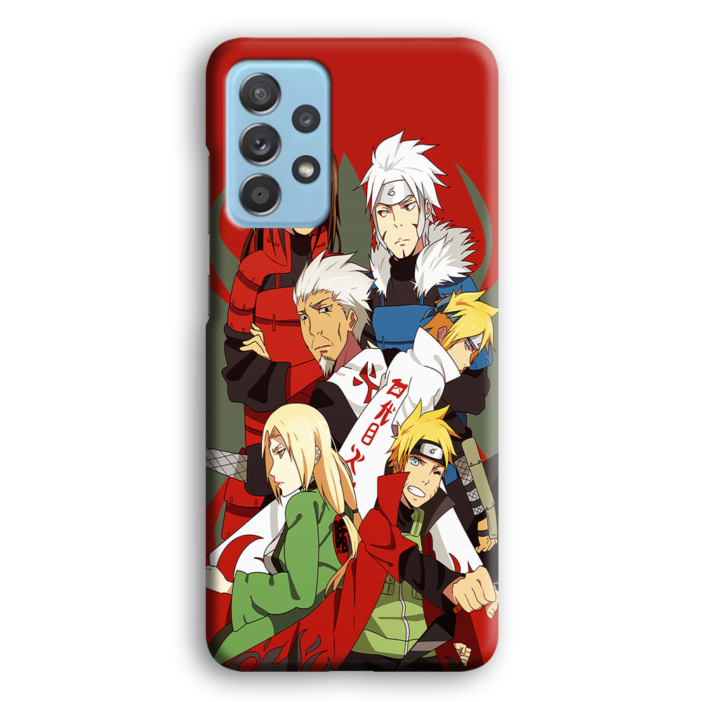 Naruto all hokages Samsung Galaxy A72 Case