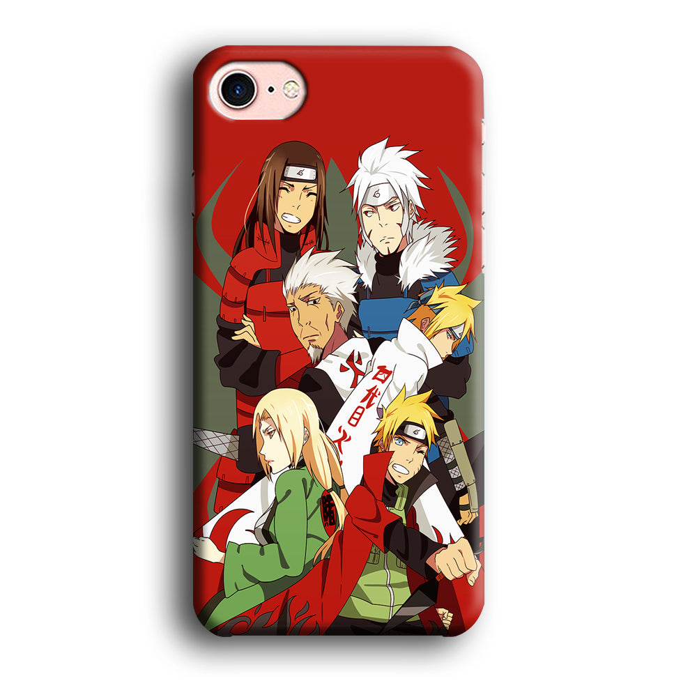 Naruto all hokages iPhone SE 2020 Case