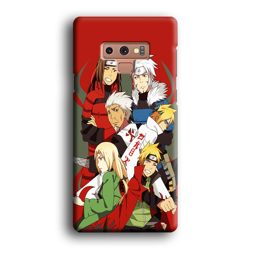 Naruto all hokages Samsung Galaxy Note 9 Case