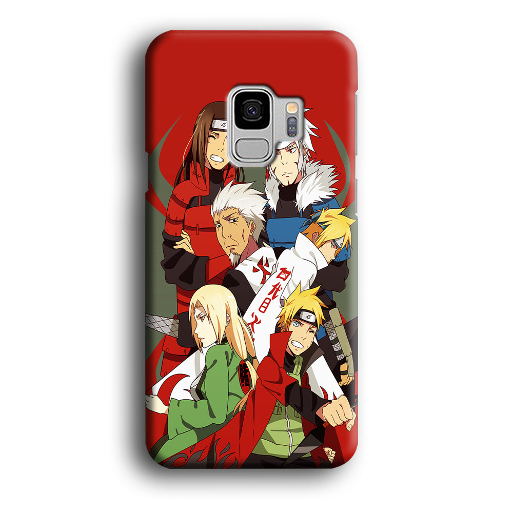 Naruto all hokages Samsung Galaxy S9 Case