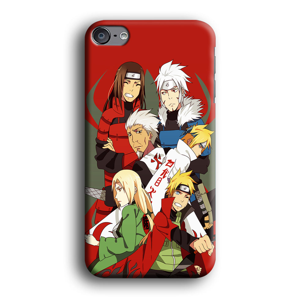 Naruto all hokages iPod Touch 6 Case