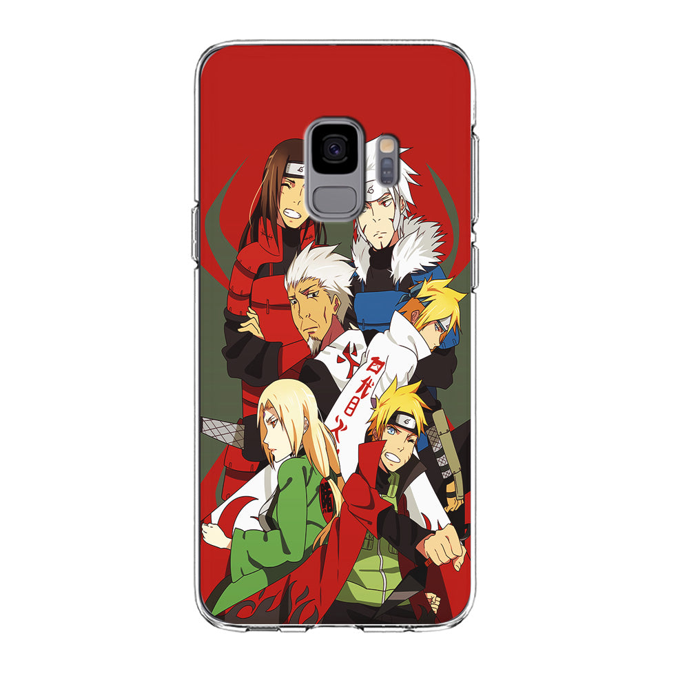 Naruto all hokages Samsung Galaxy S9 Case