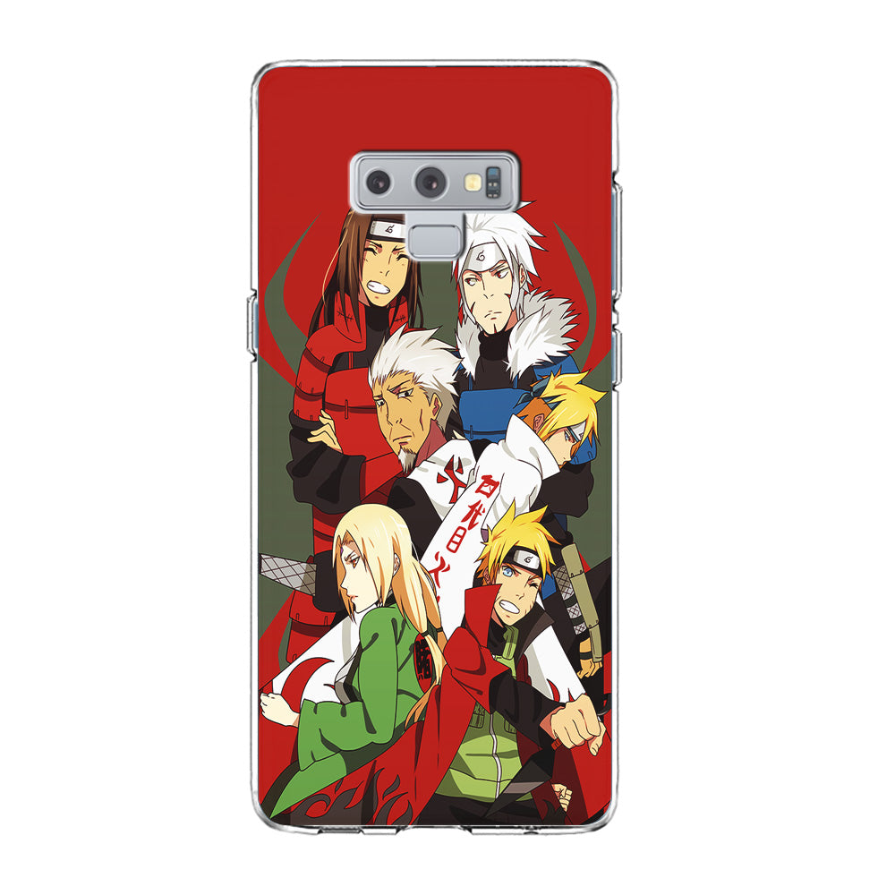 Naruto all hokages Samsung Galaxy Note 9 Case