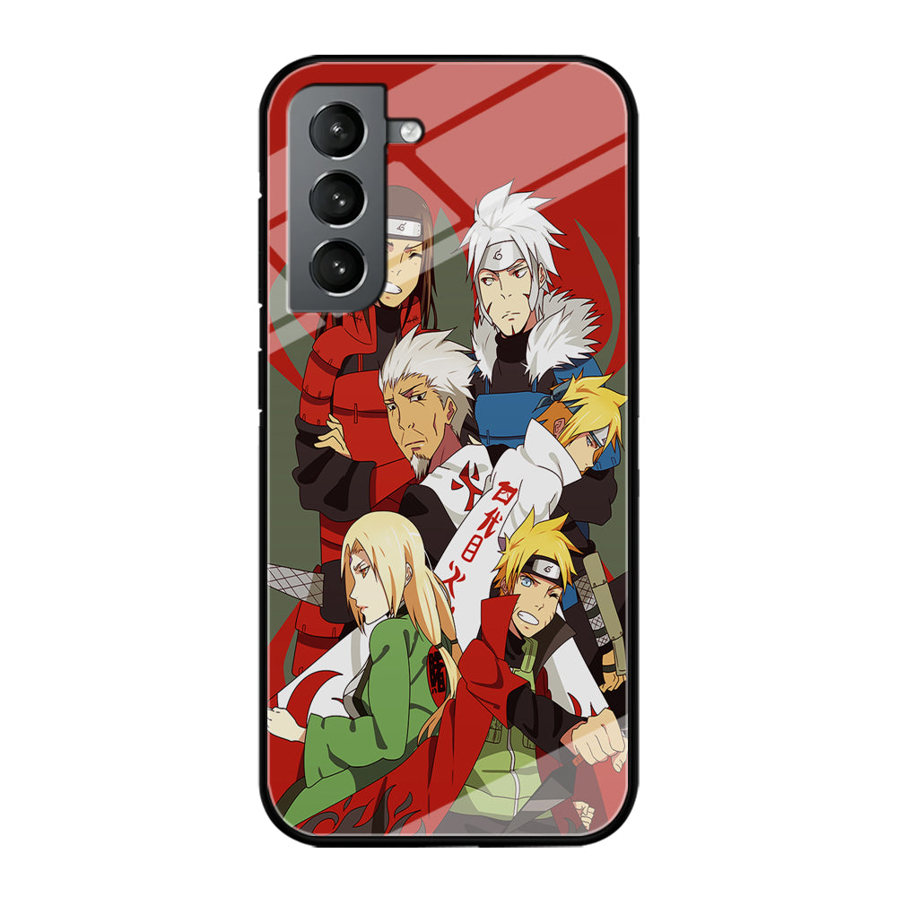 Naruto all hokages Samsung Galaxy S22 Case-Phone Case-Tempered Glass Case-Altracase