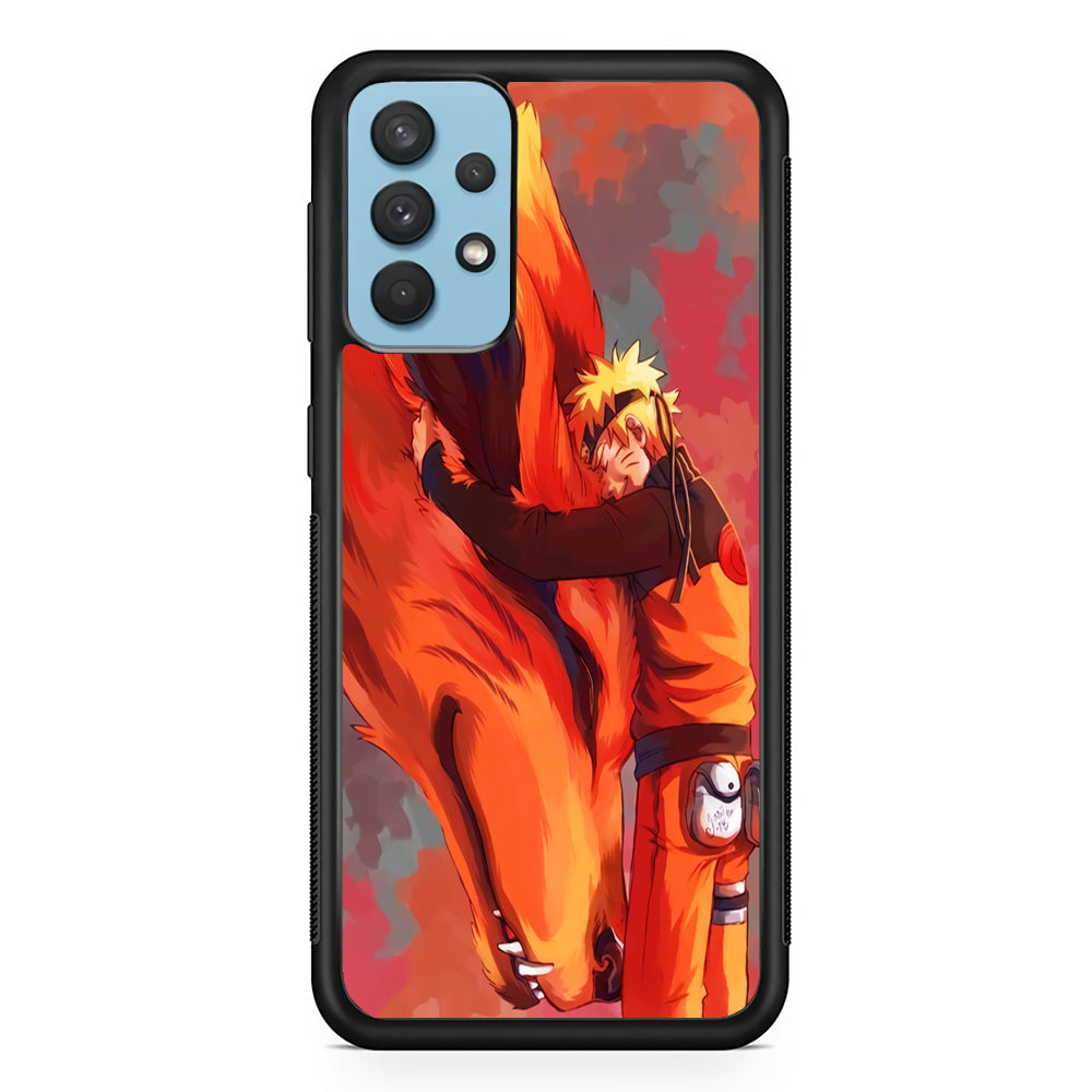 Naruto and Kurama Samsung Galaxy A32 Case