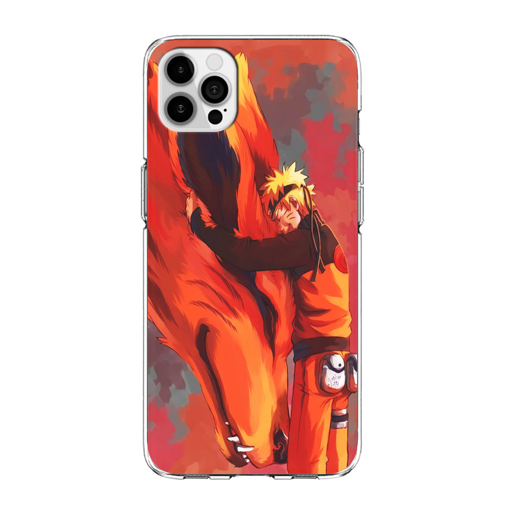 Naruto and Kurama iPhone 14 Pro Case-Phone Case-Clear Soft Case-Altracase