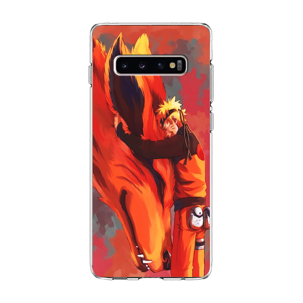 Naruto and Kurama Samsung Galaxy S10 Plus Case