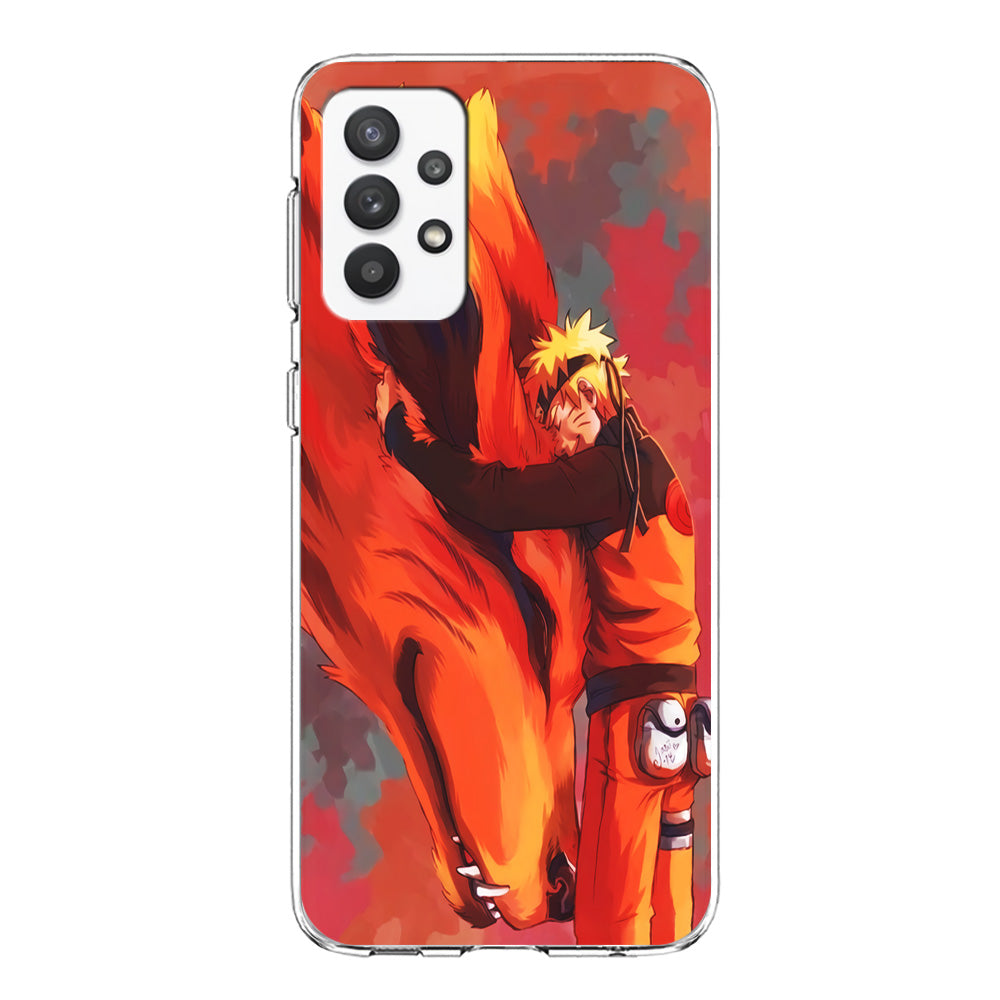 Naruto and Kurama Samsung Galaxy A32 Case