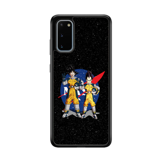 Nasa Goku and Vegeta Samsung Galaxy S20 Case-Mobile Phone Case-Rubber Black (2D Case)-Altracase