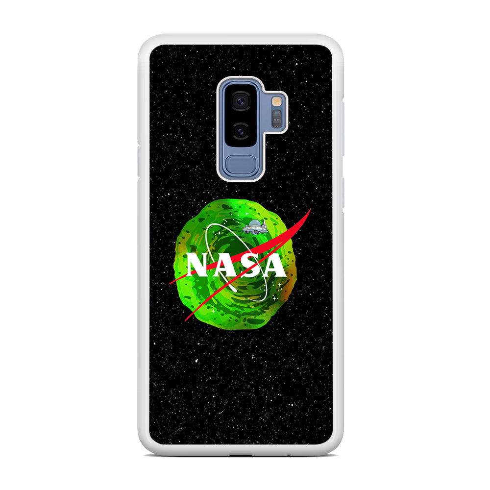 Nasa Rick and Morty Portal Samsung Galaxy S9 Plus Case