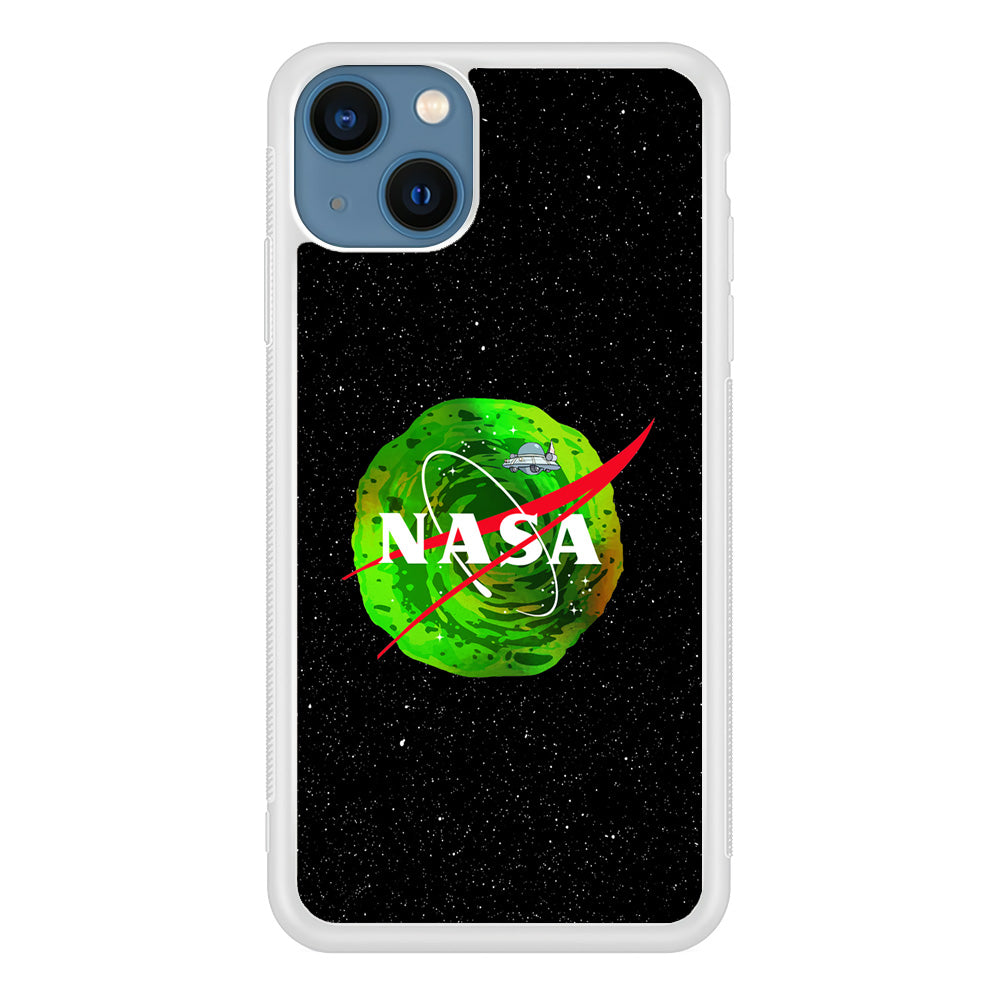 Nasa Rick and Morty Portal iPhone 13 Mini Case