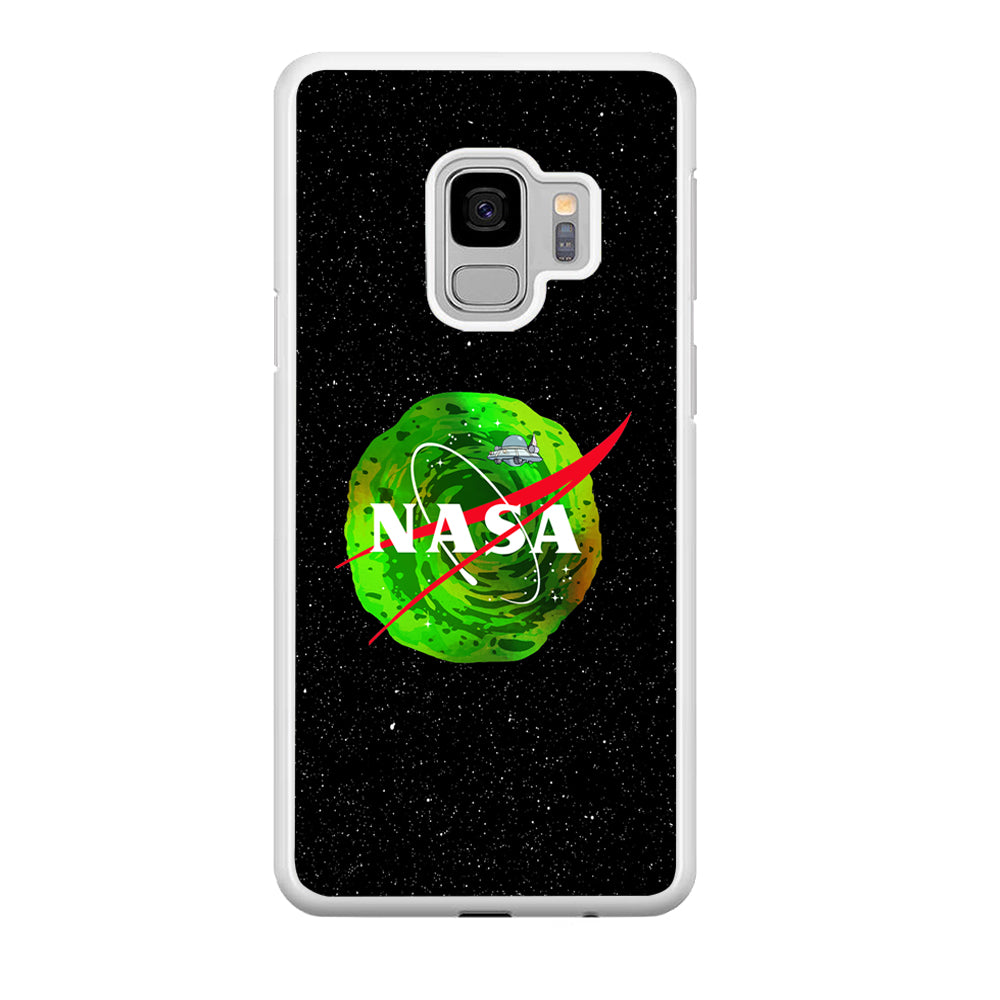 Nasa Rick and Morty Portal Samsung Galaxy S9 Case