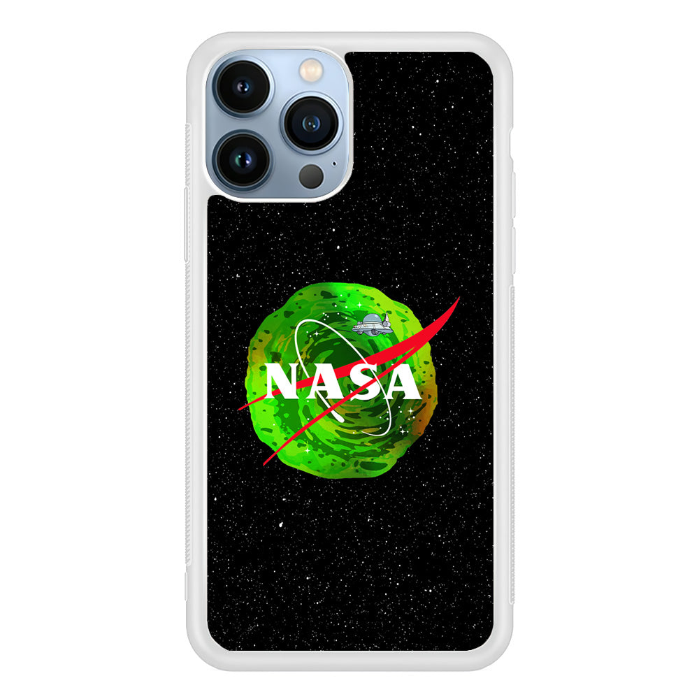 Nasa Rick and Morty Portal iPhone 13 Pro Case